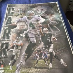 Raiders poster, Derek Carr