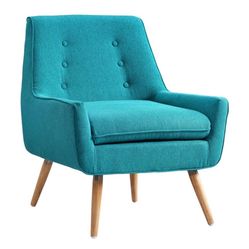 Turquoise Upholstered Chair