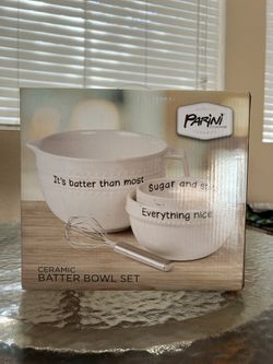 New Parini Ceramic Batter Bowl Set