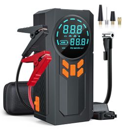 5000A 160PSI Battery Jumper Starter Portable with Air Compressor