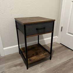 Nightstand - Bedside Table With Drawer