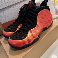 Size 9 Nike Foamposite Habanero