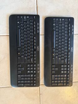 2 Logitech wireless keyboards