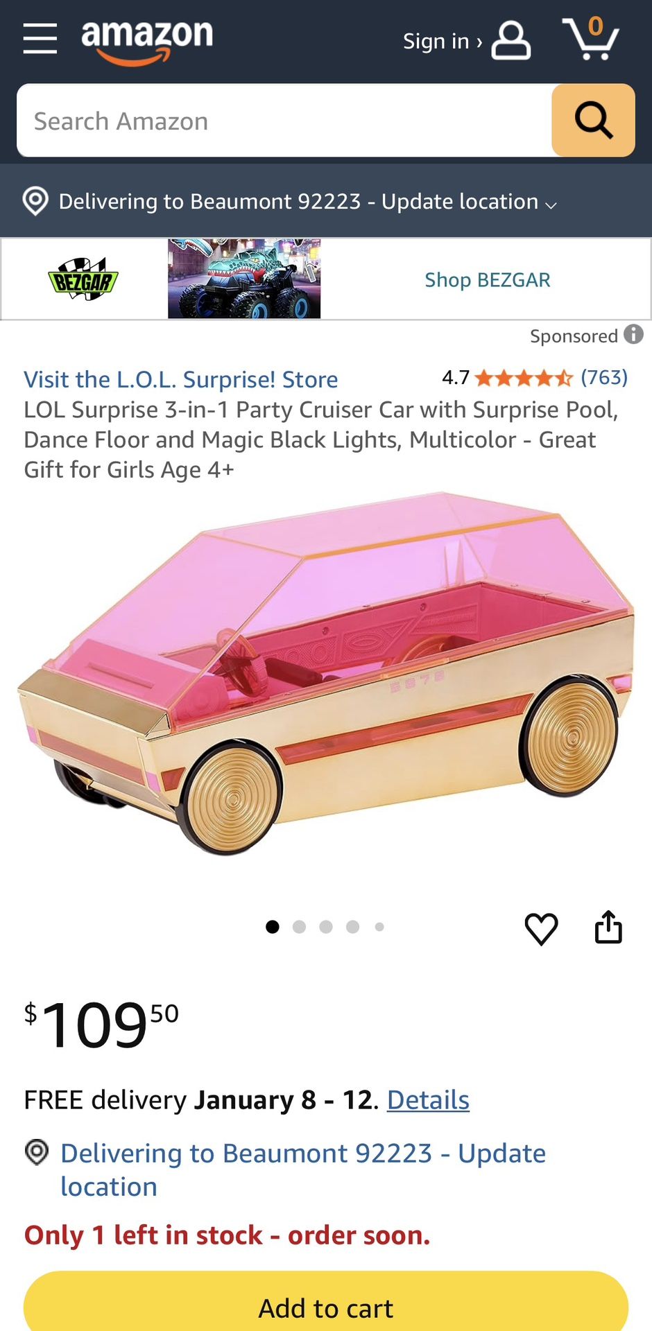 lol Surprise 3 In 1 Party Cruiser