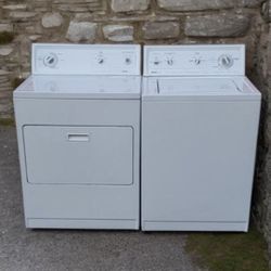 WASHER AND DRYER SET ..  240 V   WASHING MACHINE  HEAVY  DUTY  LIKE NEW 