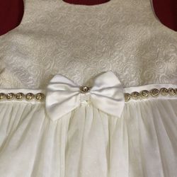 Cream Church/Baptism Dress