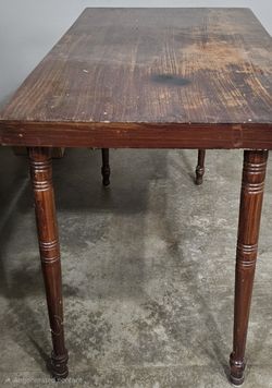 Solid Wood Desk With Drawer