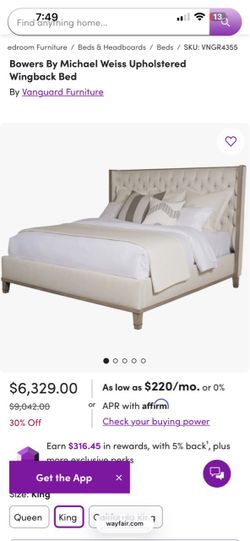 Vanguard Queen bedroom set