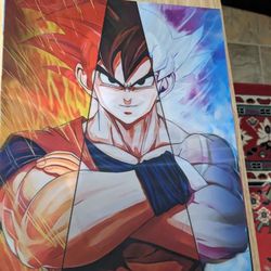 Anime 3D Poster Wall art 12" x 16".  Various Characters.