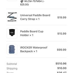 iRocker Paddle Board New Unused 