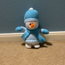 Blue Snowman