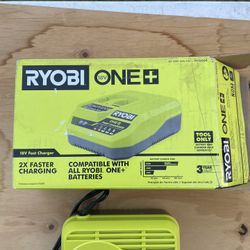 Ryobi New 18v Fast Charger