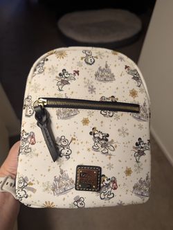 Dooney and Bourke Mickey snowman backpack