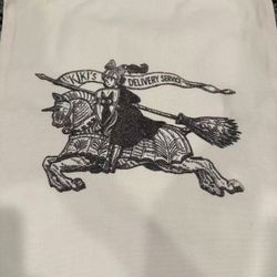 Hand drawn Ghibli Kiki Canvas Tote bag