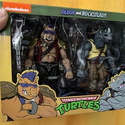 Neca Tmnt Bebop And Rocksteady New