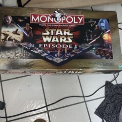 star wars monopoly episode 1 collectors edition 1999
