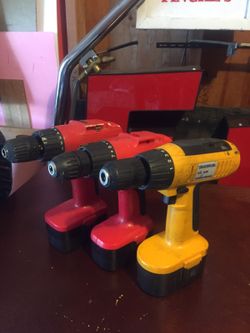 3 drills for sale /3 taladros en venta