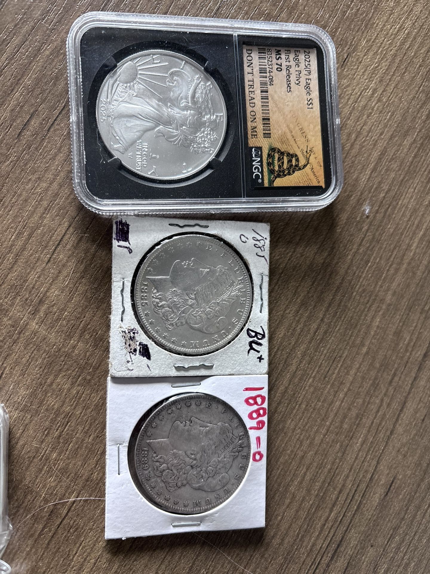Silver Coins And Bars 