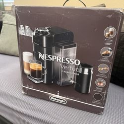 Nespresso Vertuo Coffee and Espresso Machine by De'Longhi with Milk Frother, 1000 Milliliters, Graphite Metal