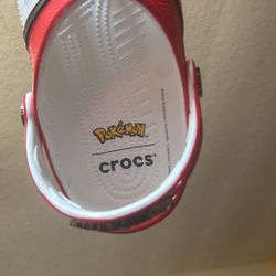 Pokemon Pokeball crocs Size 1