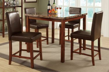 5pcs Mable dining Set