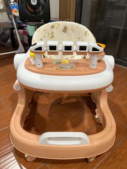 LIKE NEW Mobile Infant Walker 3 Height w/ Lights Music Sensory Toys