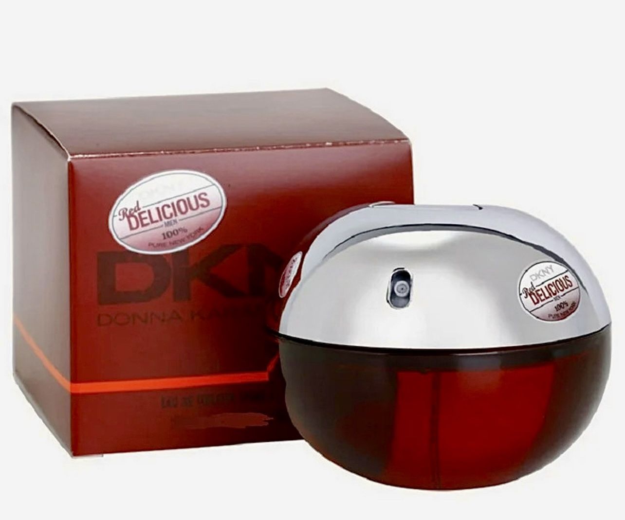 DKNY Red Delicious by Donna Karen Eau de Toilette Spray Men 3.4 FL/100 ML Rare Discontinued 