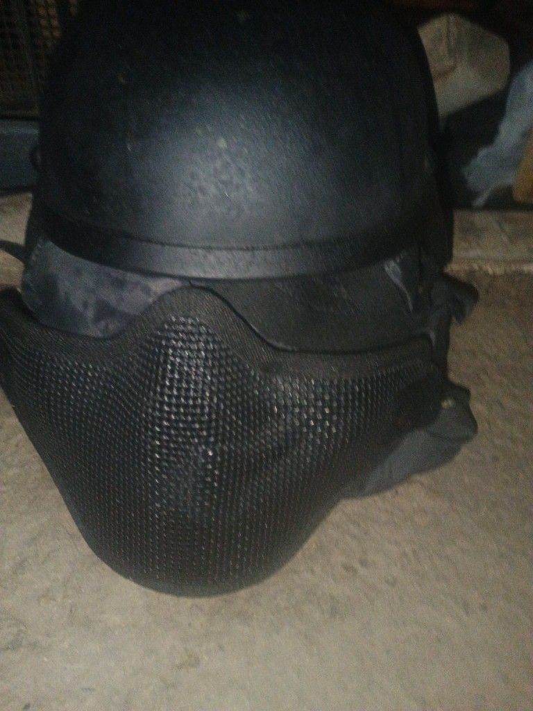 Motorcycle Helmet And iPad