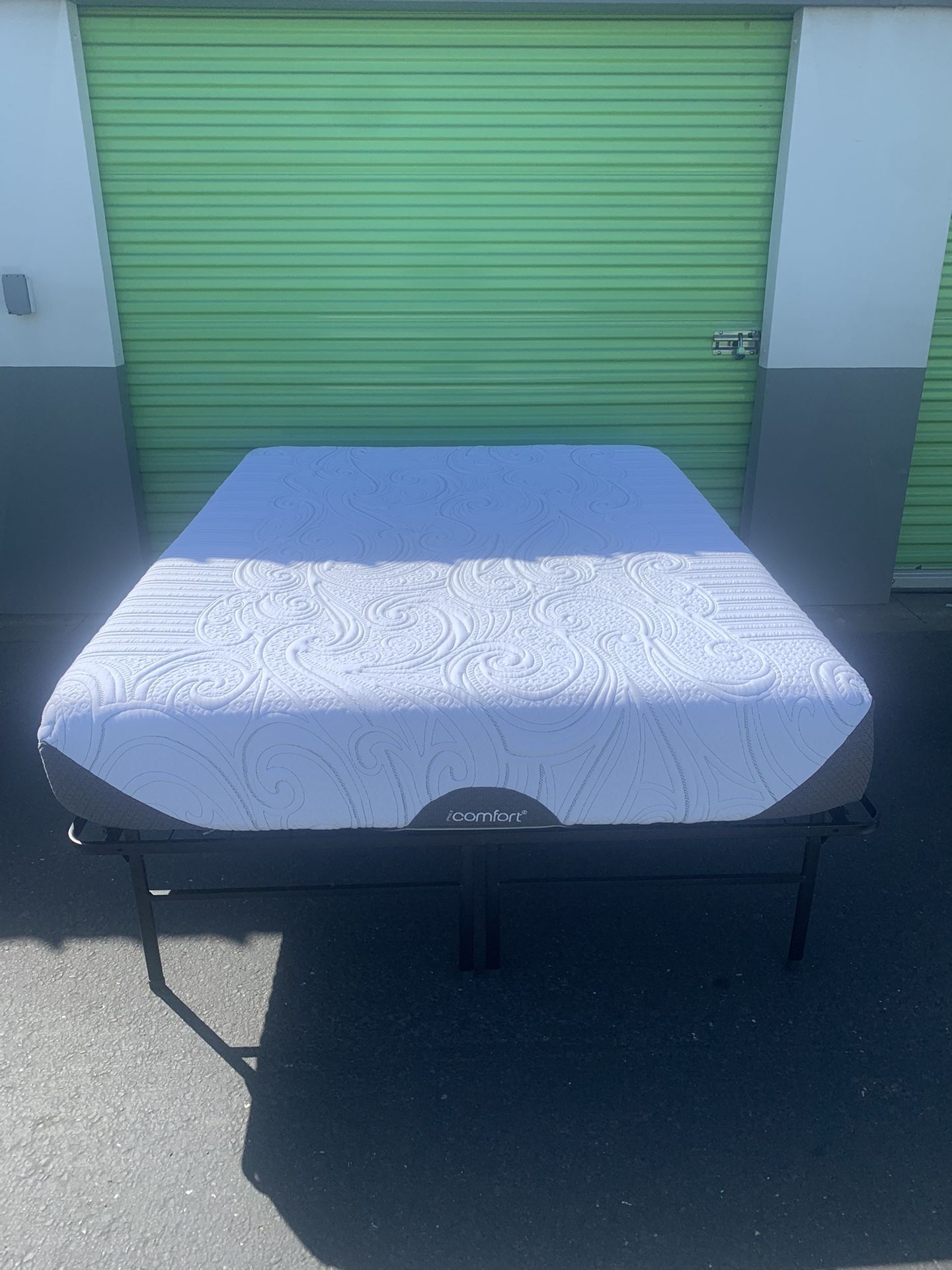 Queen Size Bed & Platform Frame.