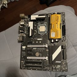 Motherboard,cpu,ram