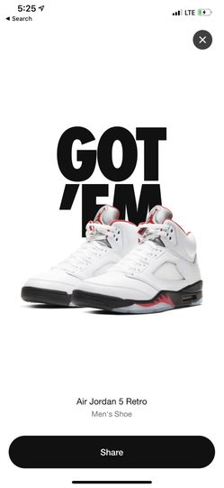 Jordan 5 retro fire red