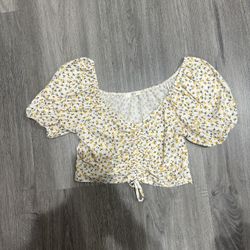 Flower Crop Top