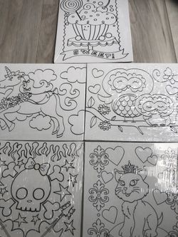 Brand New Kid’s Frame ready to be colored.