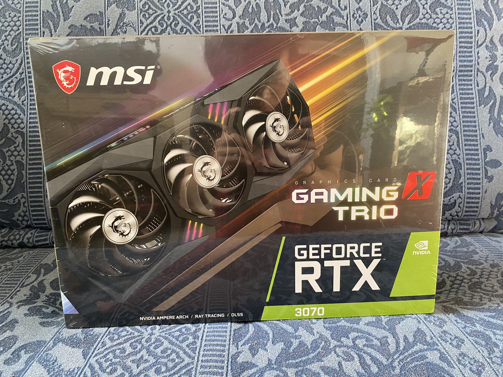 (Sealed) - MSI GeForce RTX 3070 Gaming X Trio Triple-Fan 8GB GDDR6 PCIe 4.0 Graphics Card