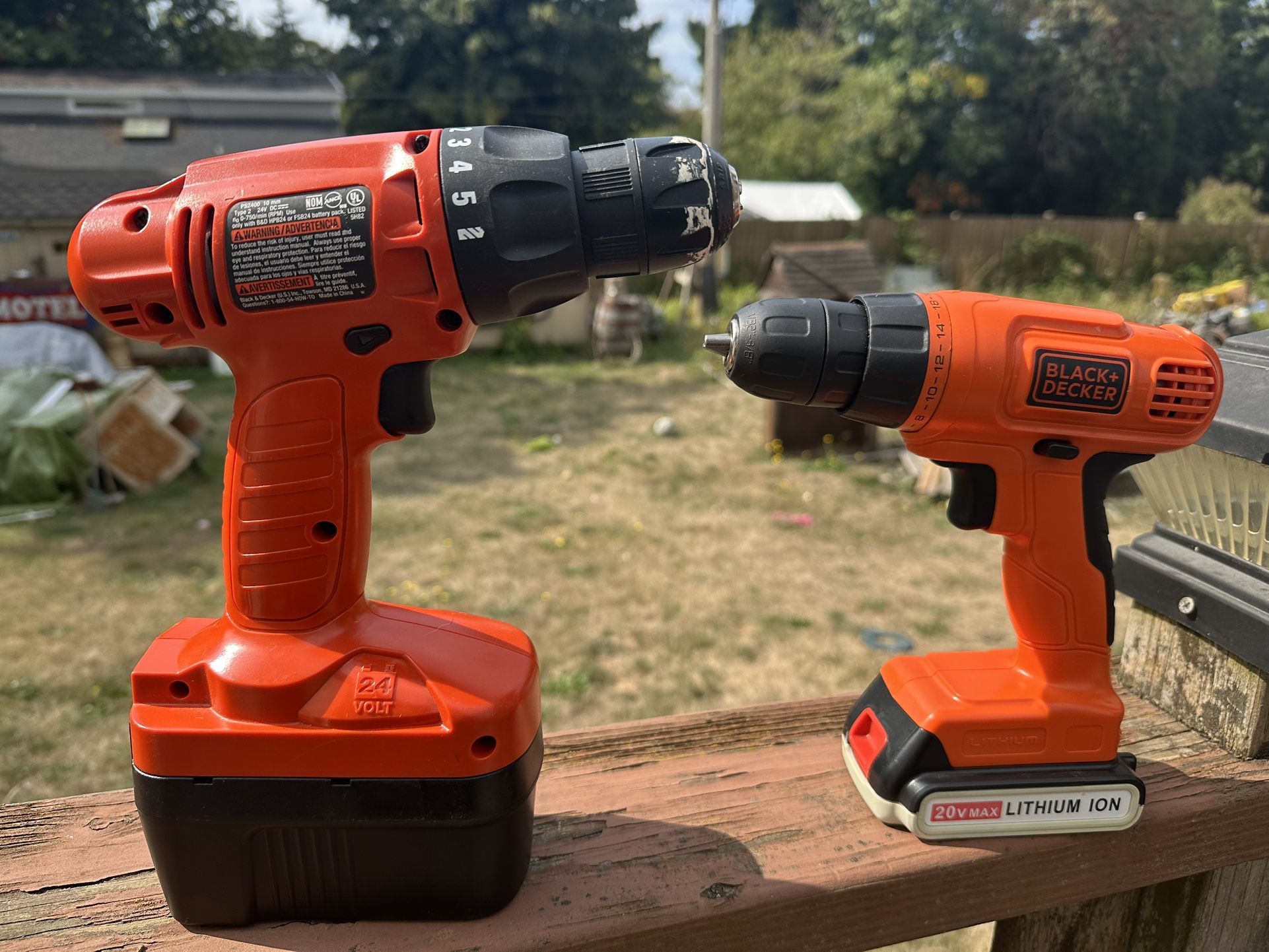 2 Black And Decker Drills