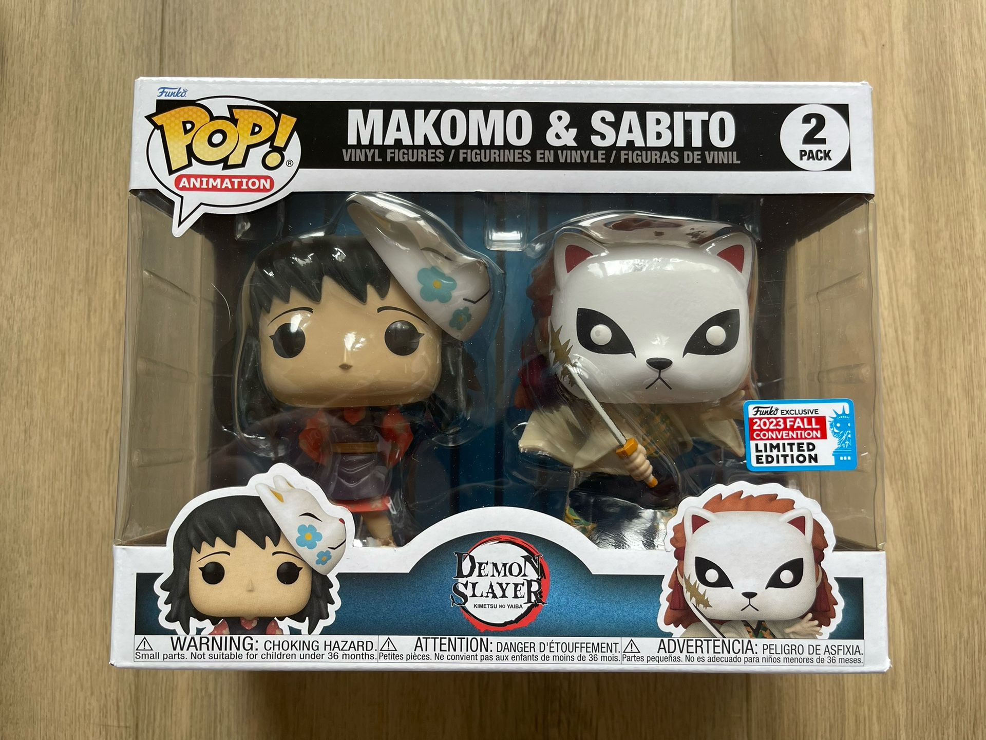 Funko Pop! Anime Demon Slayer Makomo & Sabito 2 Pack Exclusive