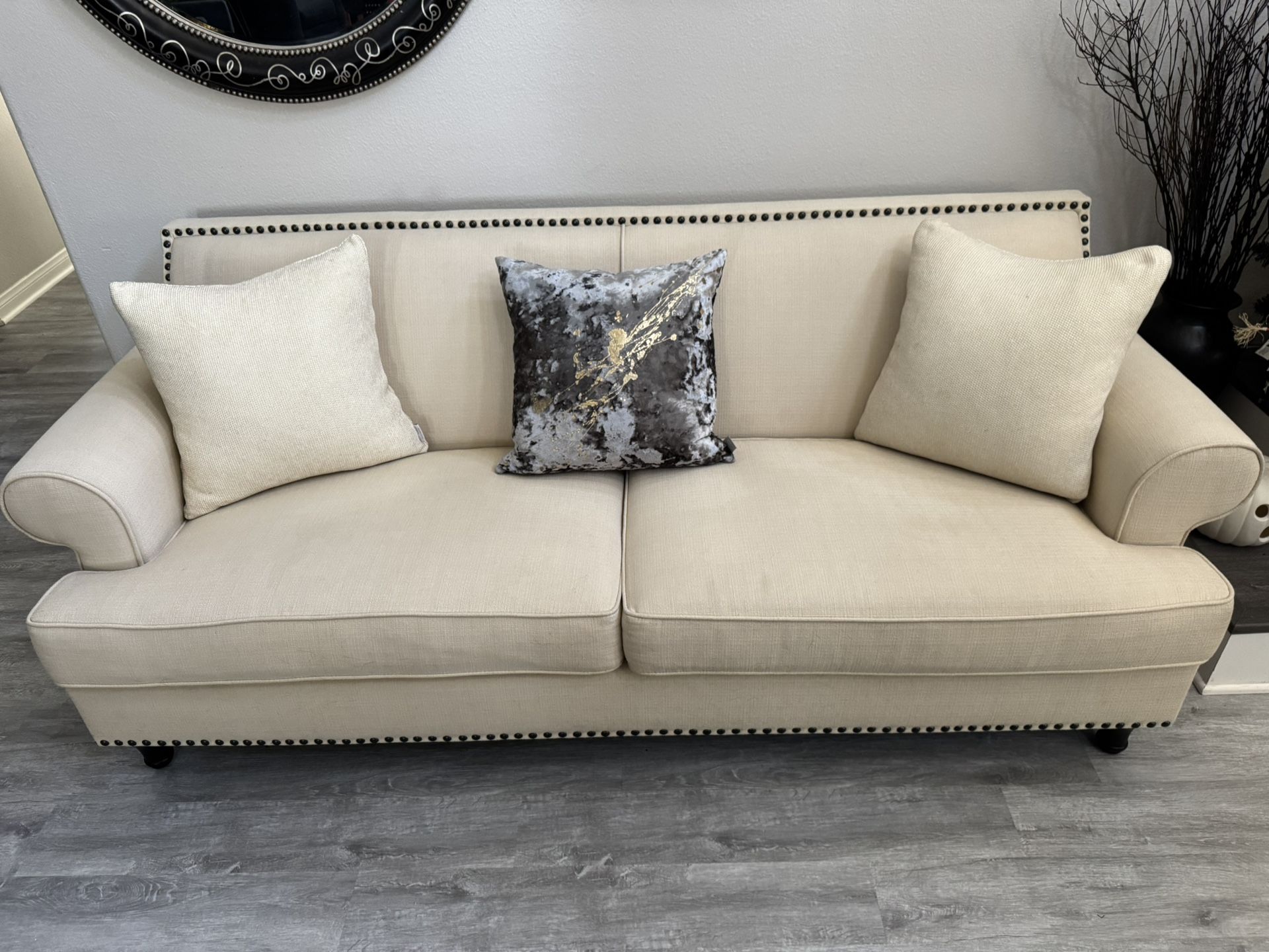 Tan Couch/Sofa