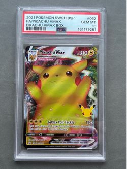 Pikachu Vmax Promo SWSH062 PSA 10 Pokémon Card