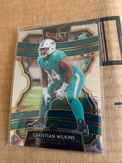 Christian Wilkins panini sports card