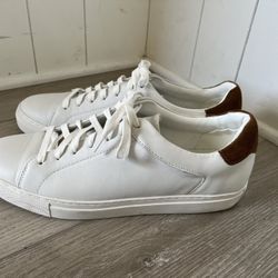 Nordstrom ORTHOLITE Leather White Mens Sneakers 9.5