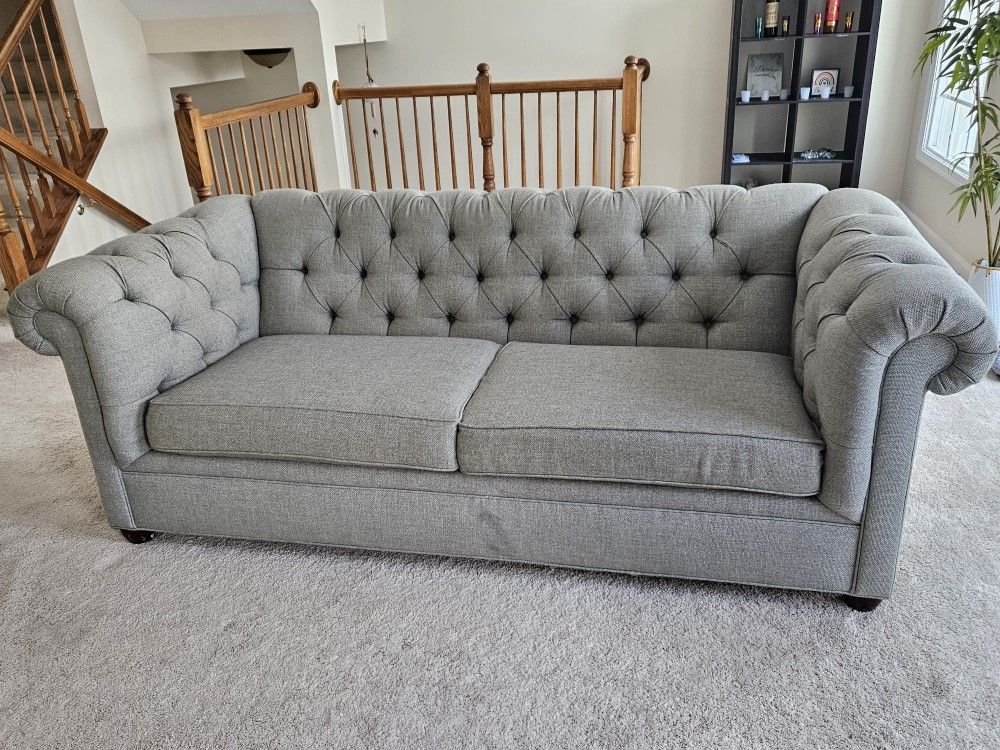 Couch/ Sofa 
Pottery Barn Chesterfield upholstered Sofa,