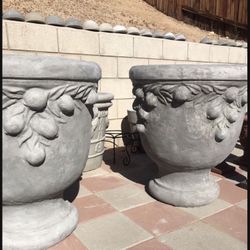 New Flower Pots Made Out Of Cement Perfect Gift For Any Occasion 