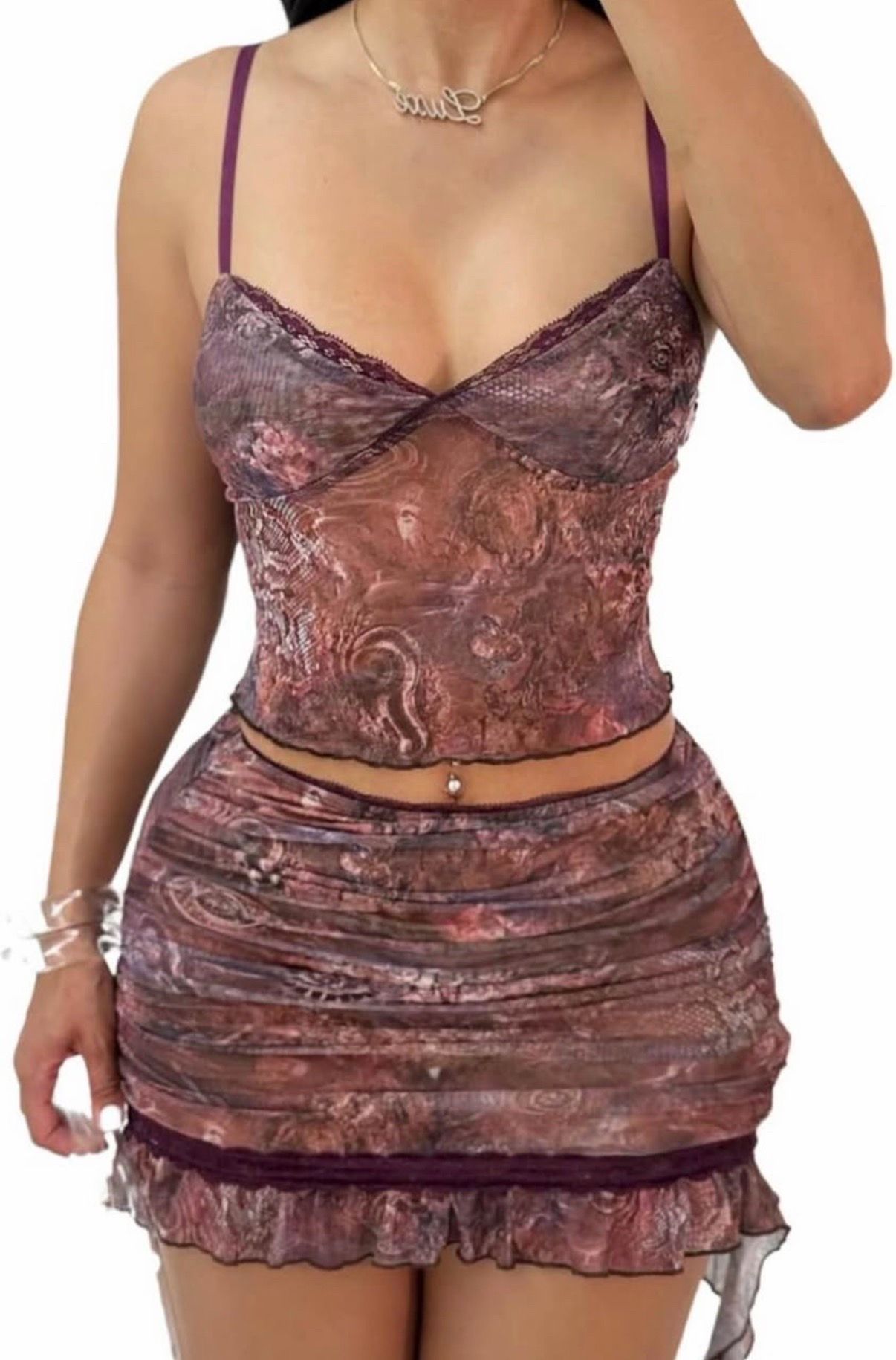Women’s Halter Top and Skirt