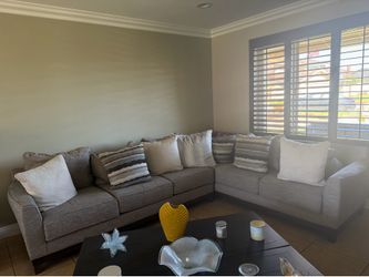 L shaped sofa