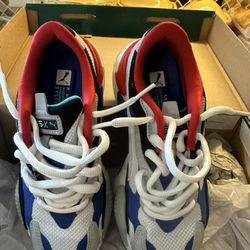 Rs-X3 Puzzle Jr Puma Sneakers - Red/Blue/White:Black - Size 4.5 Youth