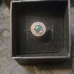 925 Silver CZ Ring (SIZE 6) 
