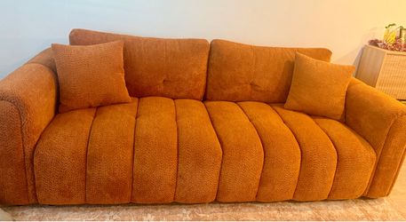 Orange couch