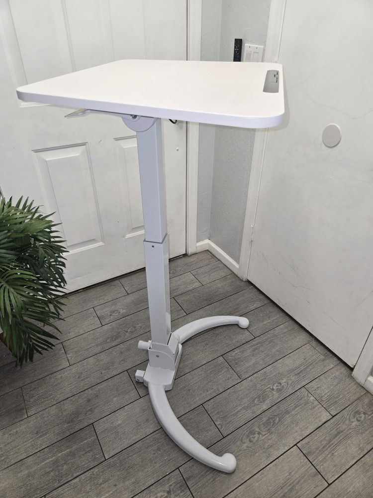 JOY worker Foldable Mobile Standing Desk, Height Adjustable Sit Stand Desk, Eacritorio
