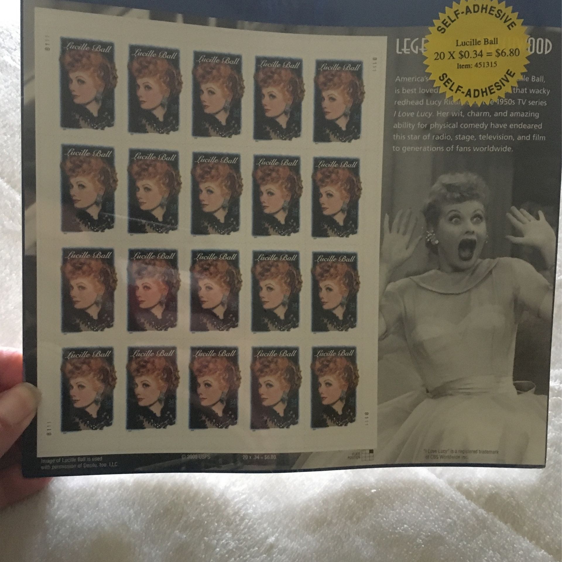 Lucille Ball Stamps