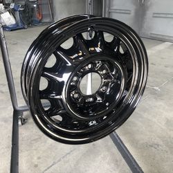 Wheels Powder Coated Black
